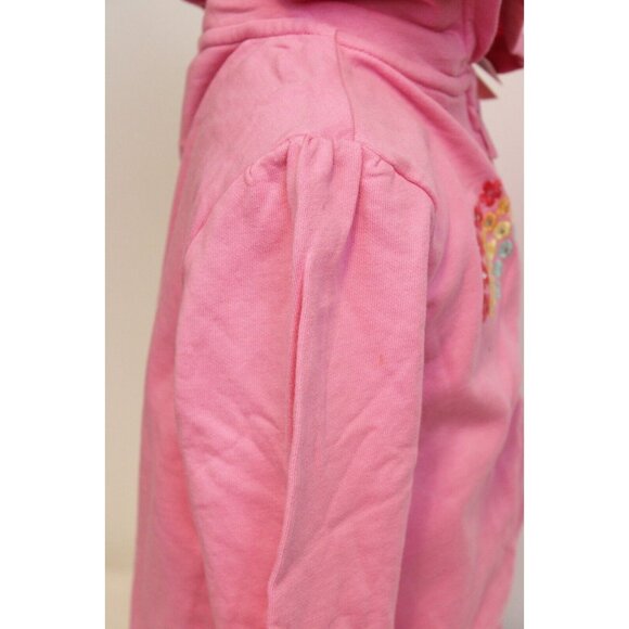 NEW 2007 Gymboree Spring Rainbow Zip up Hoodie 10 Flower Jacket Summer Embroider - Picture 3 of 5